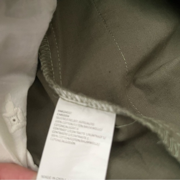 $198 ANTHROPOLOGIE TINY CHARLIE EYELET UTILITY JACKET MILITARY COLOR SIZE S NWT - Picture 8 of 8